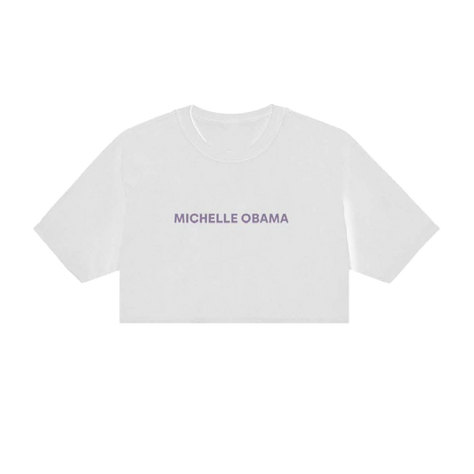 The Light We Carry Tour White Crop Top