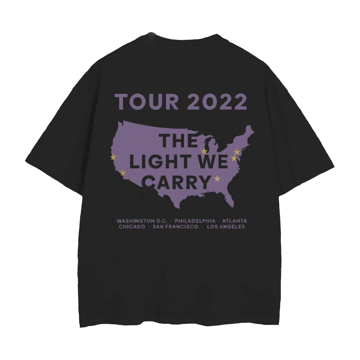 The Light We Carry Tour Black Tee