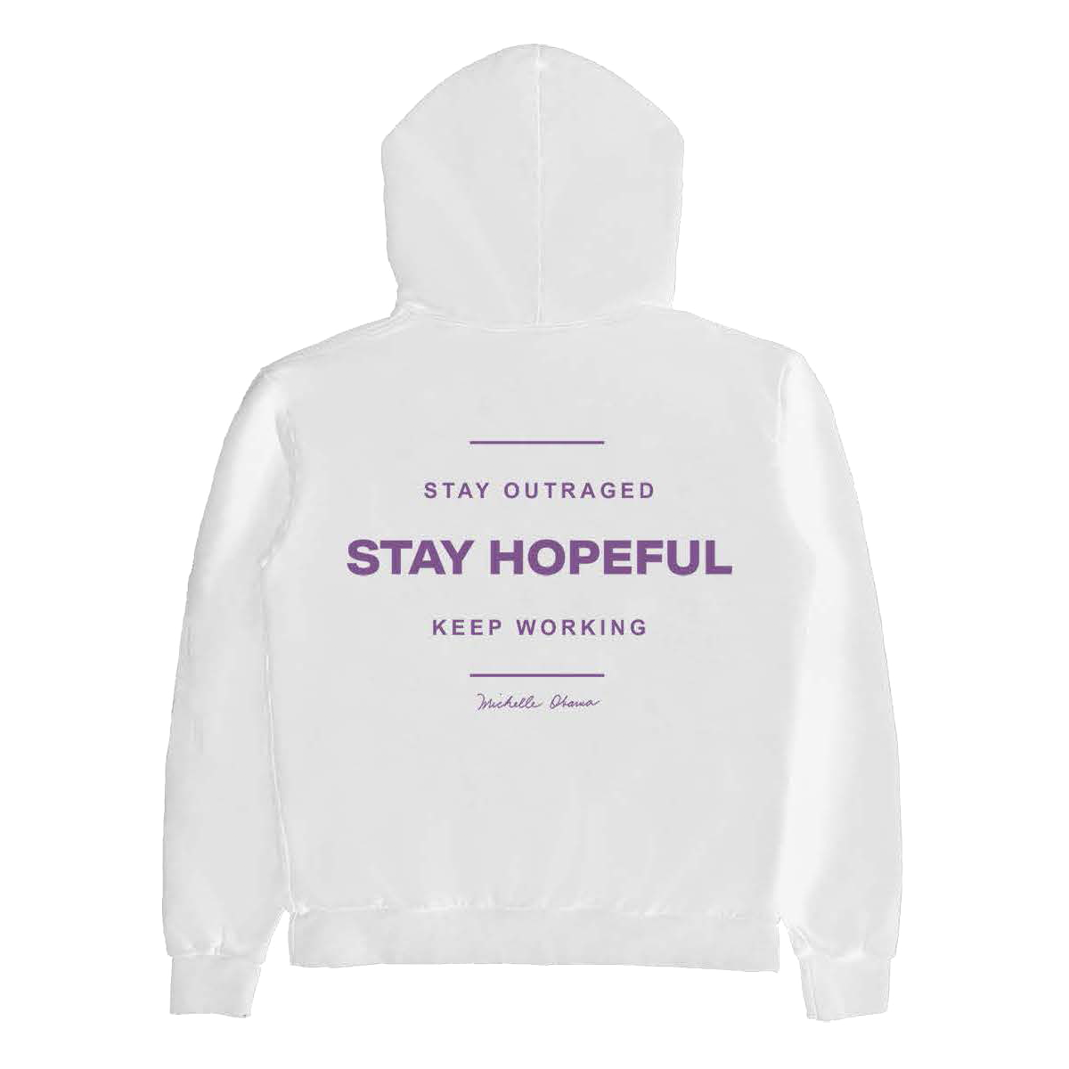 The Light We Carry White Pullover Hoodie